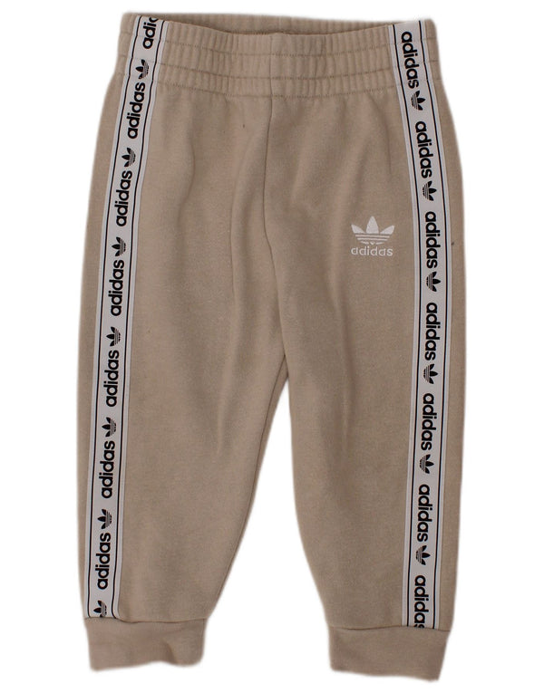 ADIDAS Pantalones de chándal para bebé niño Graphic Joggers 12-18 meses Beige