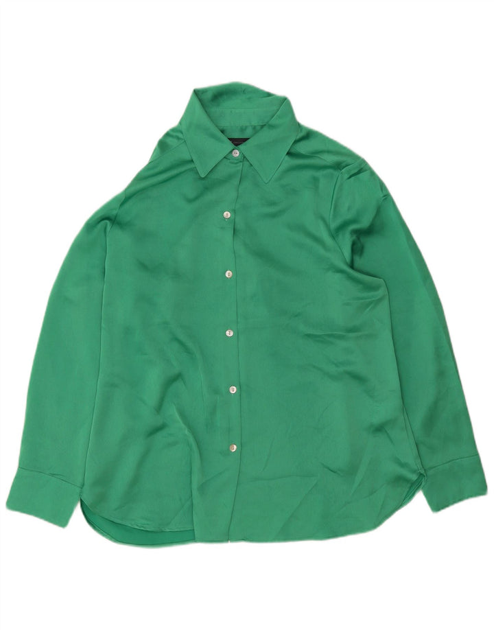 Marks & Spencer Camisa para mujer UK 44 Grande Poliéster verde