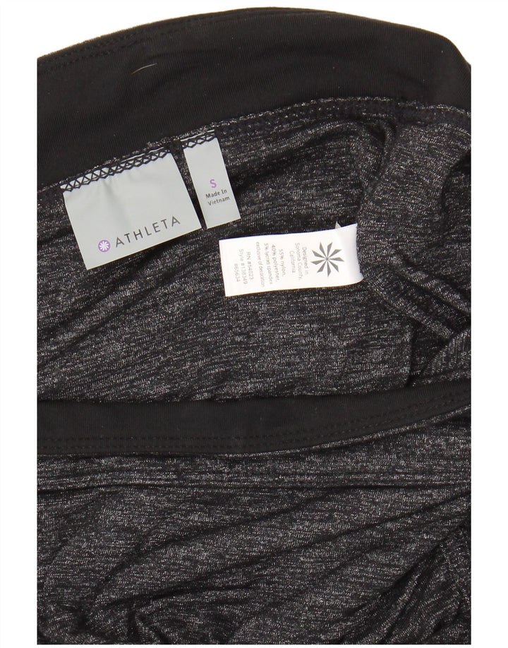 Falda para mujer Athleta pequeña W28 nailon moteado gris