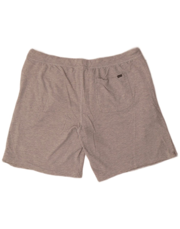 Eddie Bauer Pantalones cortos deportivos para hombre XL Gris Algodón