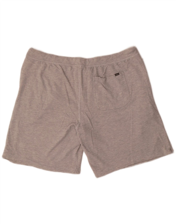 Eddie Bauer Pantalones cortos deportivos para hombre XL Gris Algodón