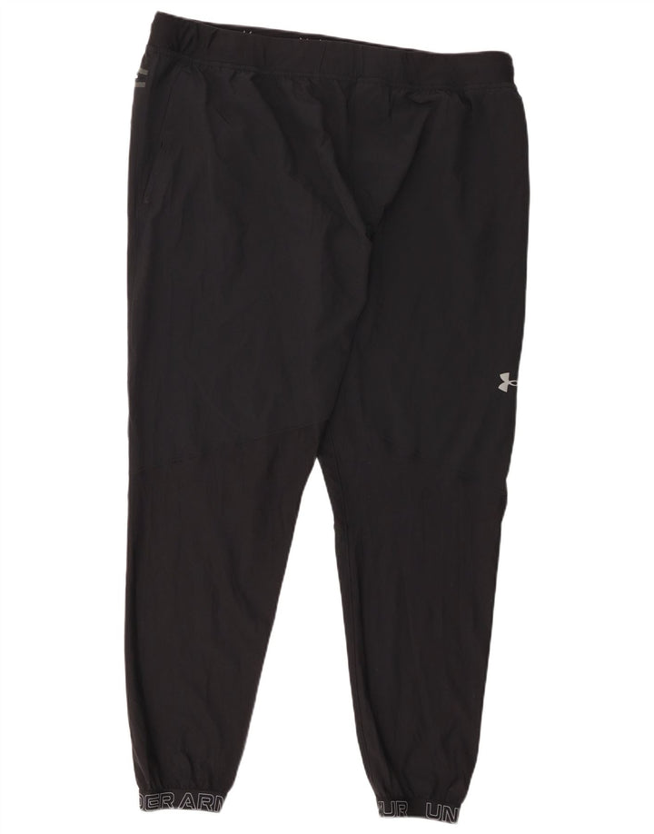 Under Armour Pantalón de chándal gráfico para hombre Joggers 2XL Poliéster negro