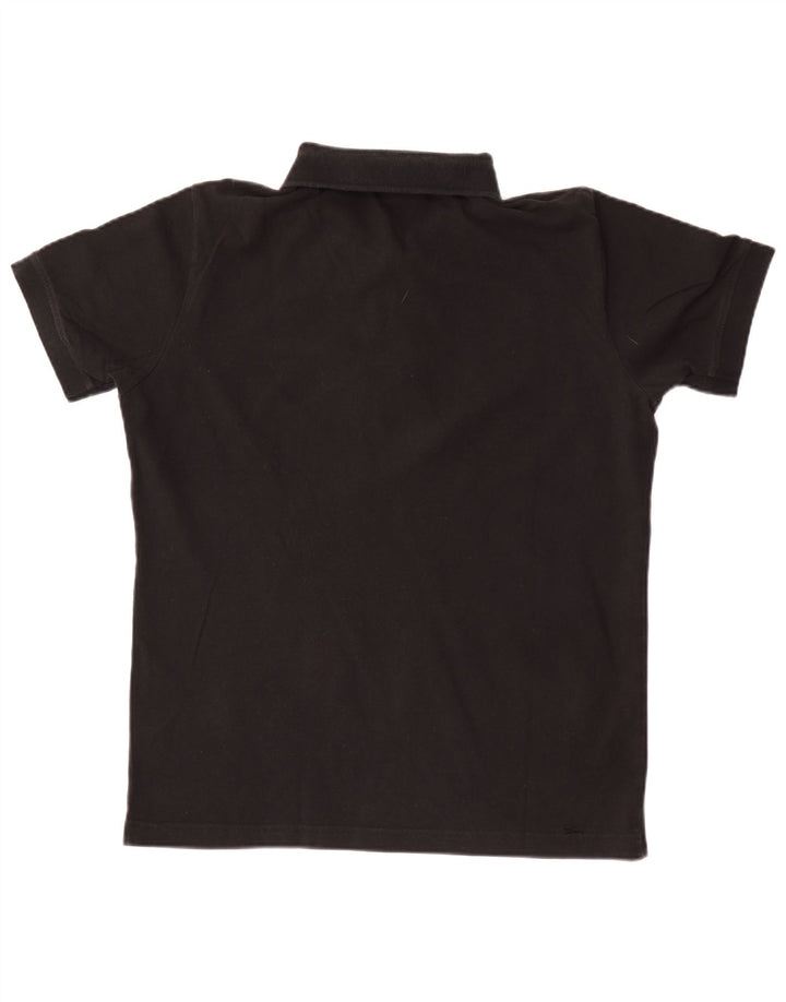 Kappa Polo Hombre Grande Algodón Negro