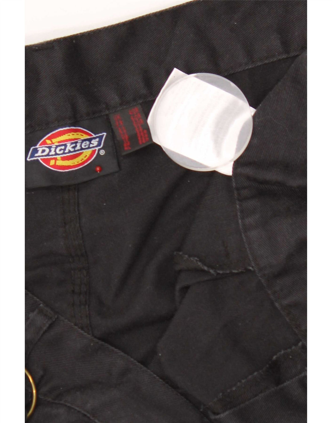 Dickies Pantalones cargo rectos para hombre W40 L30 Poliéster negro