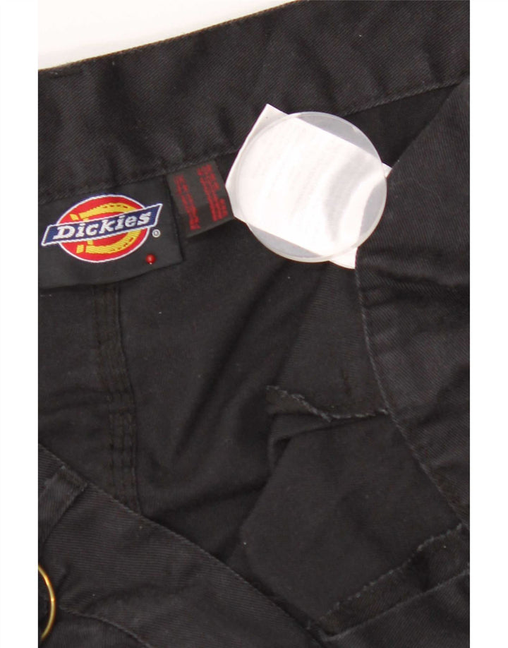 Dickies Pantalones cargo rectos para hombre W40 L30 Poliéster negro