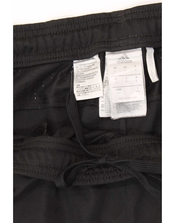 Adidas Mens Climacool Chándal Pantalones Grande Negro Poliéster