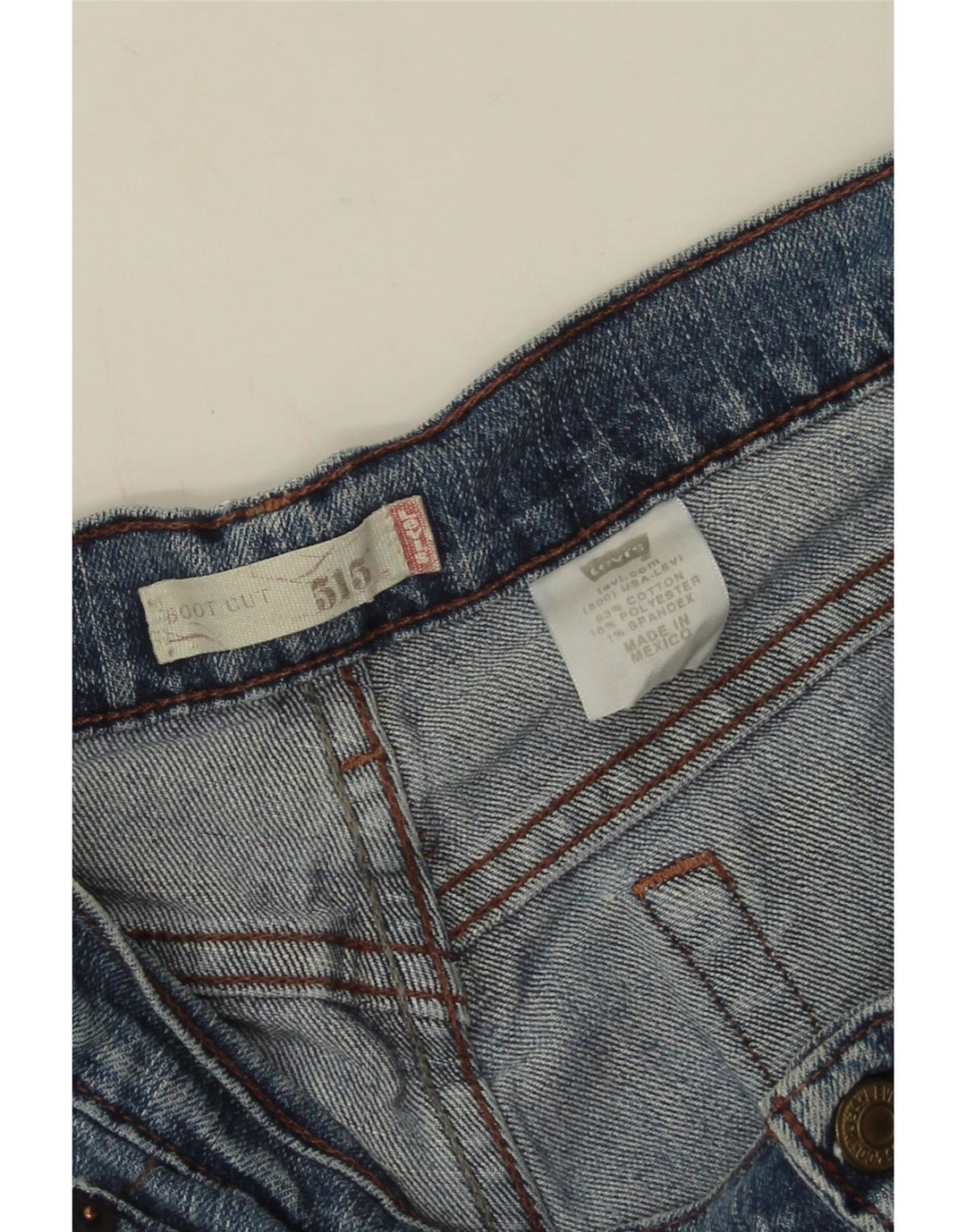 Levi's Hombre 515 Vaqueros Bootcut W30 L31 Algodón Azul