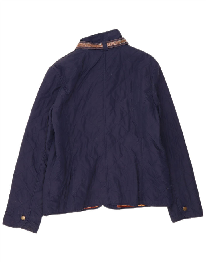 Ralph Lauren Chaqueta acolchada para mujer Reino Unido 16 Grande Poliéster azul marino