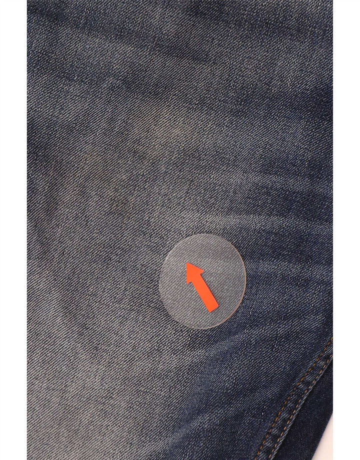 Jack & Jones Pantalones cortos de mezclilla de ajuste regular para hombre Mediano W32 Azul
