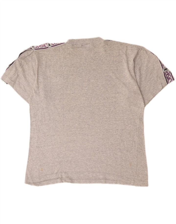 Camiseta Asics Hombre Graphic Top Acrílico Moteado Gris Medio