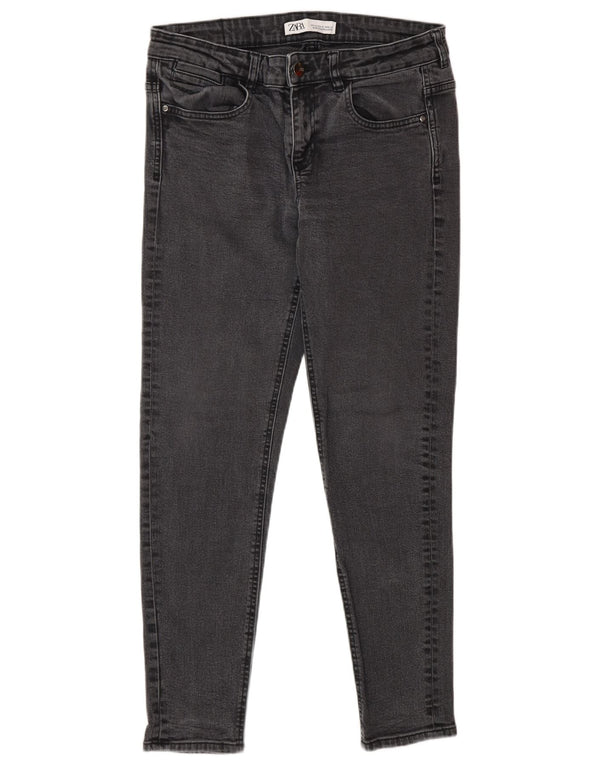 Zara Womens Skinny Jeans EU 40 Medium W30 L28 Grey Cotton