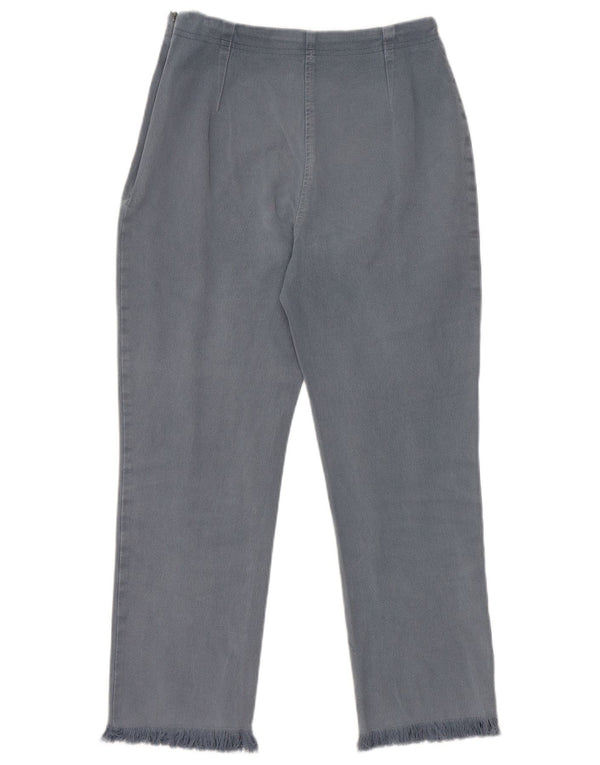 Marks & Spencer Pantalones Cortos Rectos para Mujer UK 44 Medium W28 L25 Azul