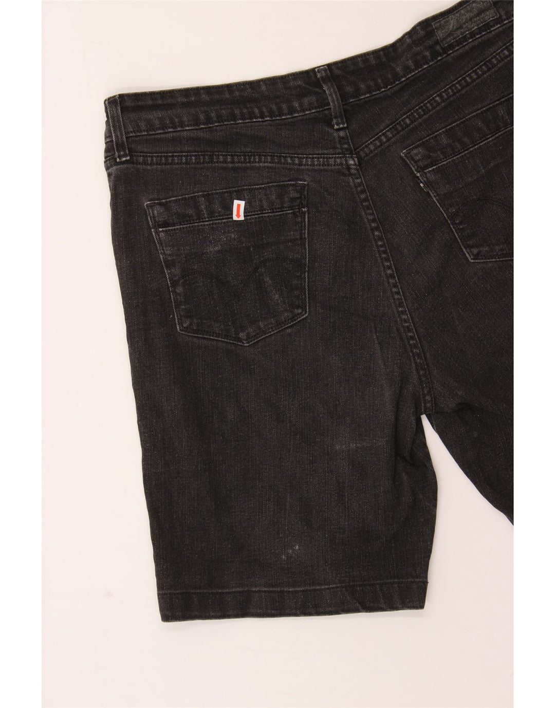 LEVI'S Womens Denim Shorts US 12 Large W32  Black Cotton Vintage Levi's and Second-Hand Levi's from Messina Hembry 