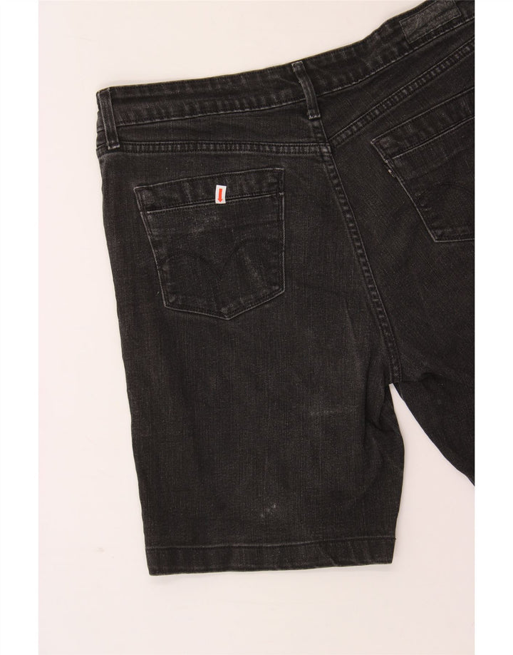 LEVI'S Womens Denim Shorts US 12 Large W32  Black Cotton Vintage Levi's and Second-Hand Levi's from Messina Hembry 