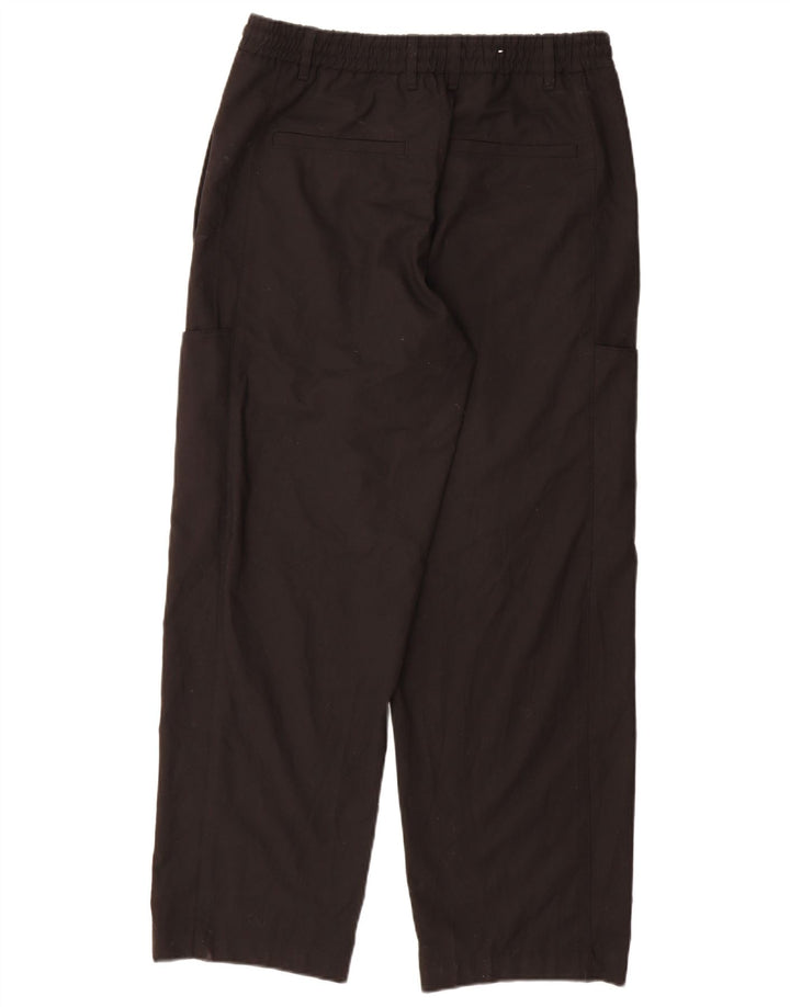 Zara Hombre Pantalón Cargo De Chándal Mediano Negro Poliéster