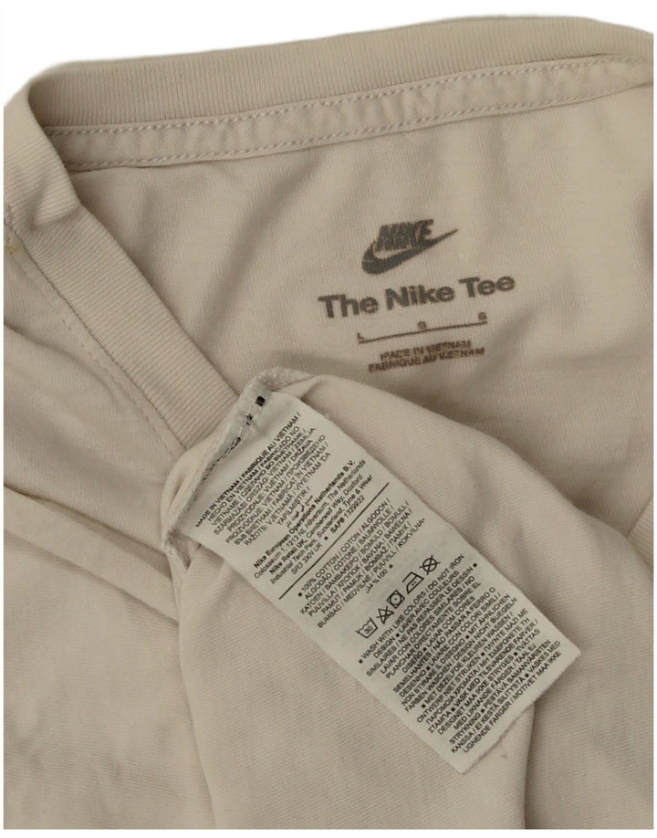 Camiseta NIKE para hombre Top grande de algodón blanco