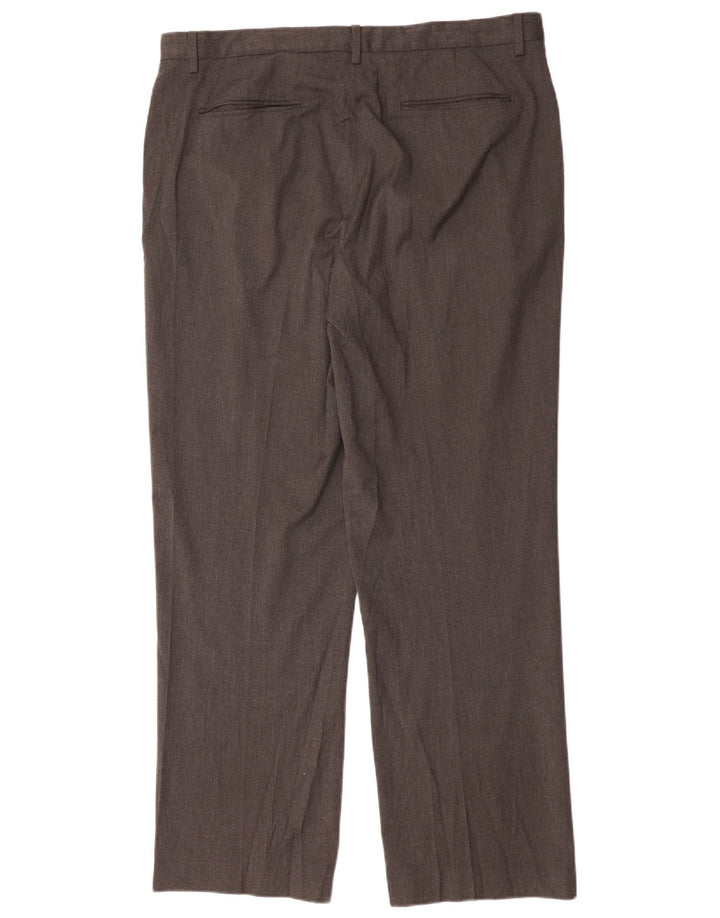 Pantalones chinos rectos Calvin Klein para hombre W36 L32 Poliéster gris