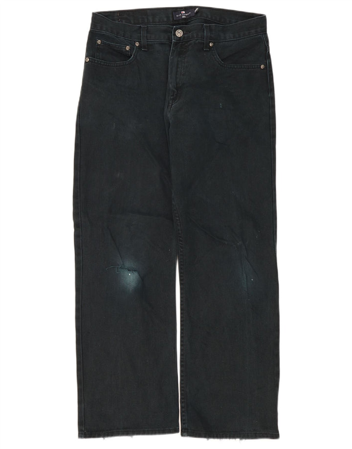 Marks & Spencer Vaqueros rectos Blue Harbor para hombre W34 L29 Algodón negro