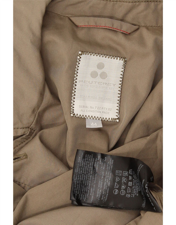 PEUTEREY Gabardina Mujer IT 44 Algodón Beige Medio