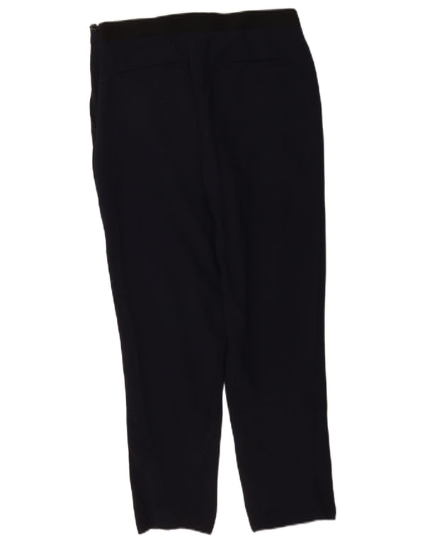 WHISTLES Pantalones chinos para mujer UK 10 Small W30 L26 Azul marino Colorblock