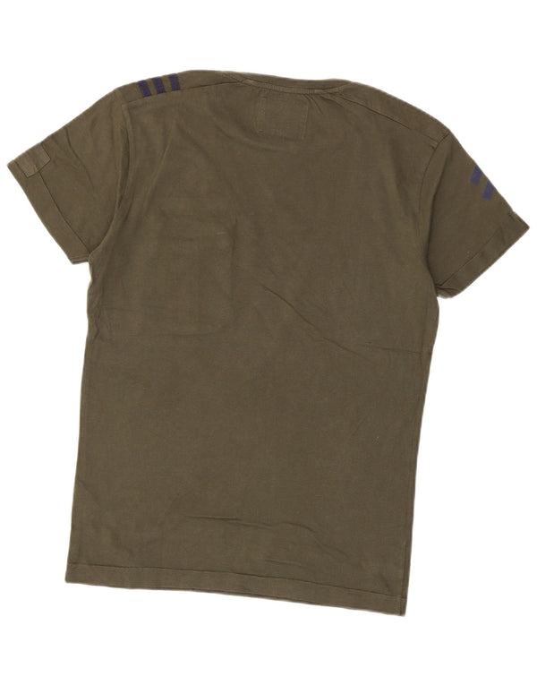 Jack & Jones Camiseta para hombre Top Small Khaki Cotton
