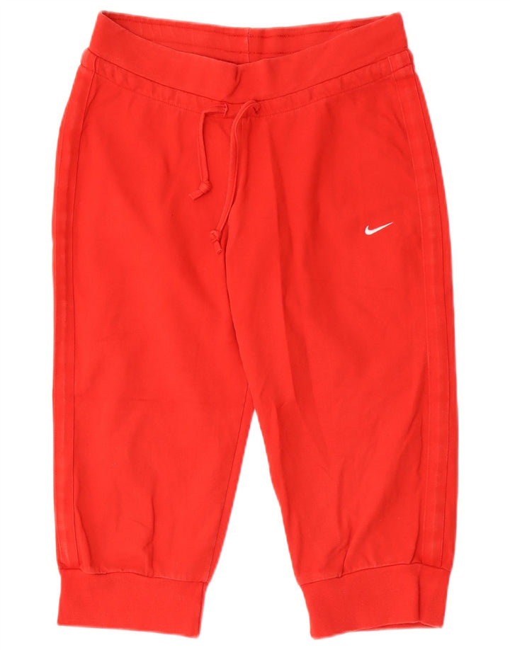 Nike Bermudas deportivas para mujer, talla 12, algodón rojo mediano