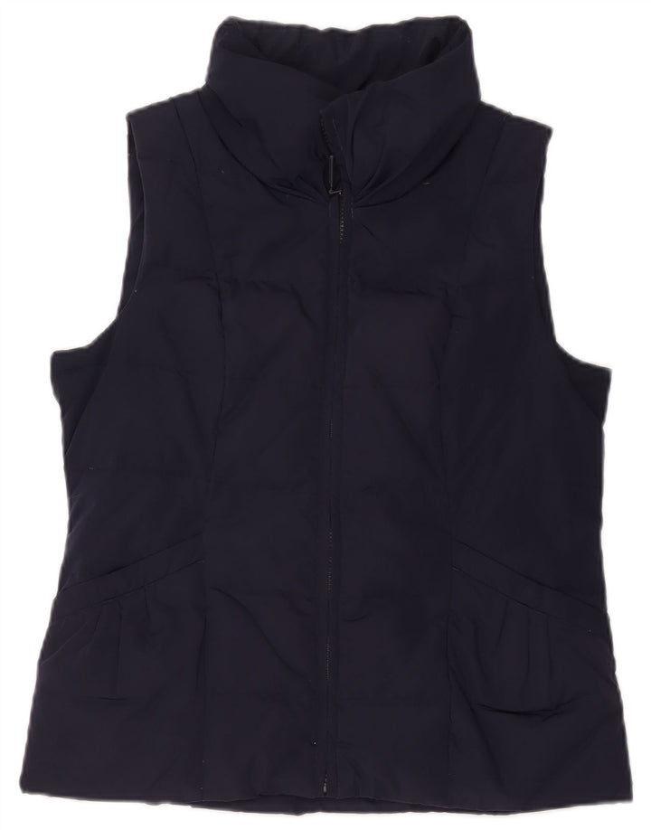 Monsoon Chaleco acolchado para mujer UK 44 Mediano Azul marino Poliéster