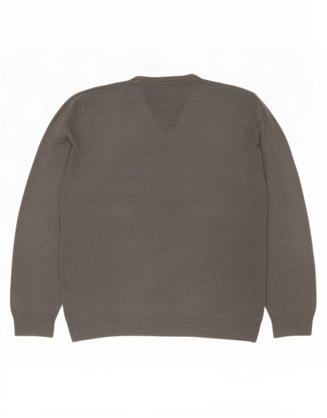 Marks & Spencer Suéter con Cuello en V y Corte Regular para Hombre XL Acrílico Gris