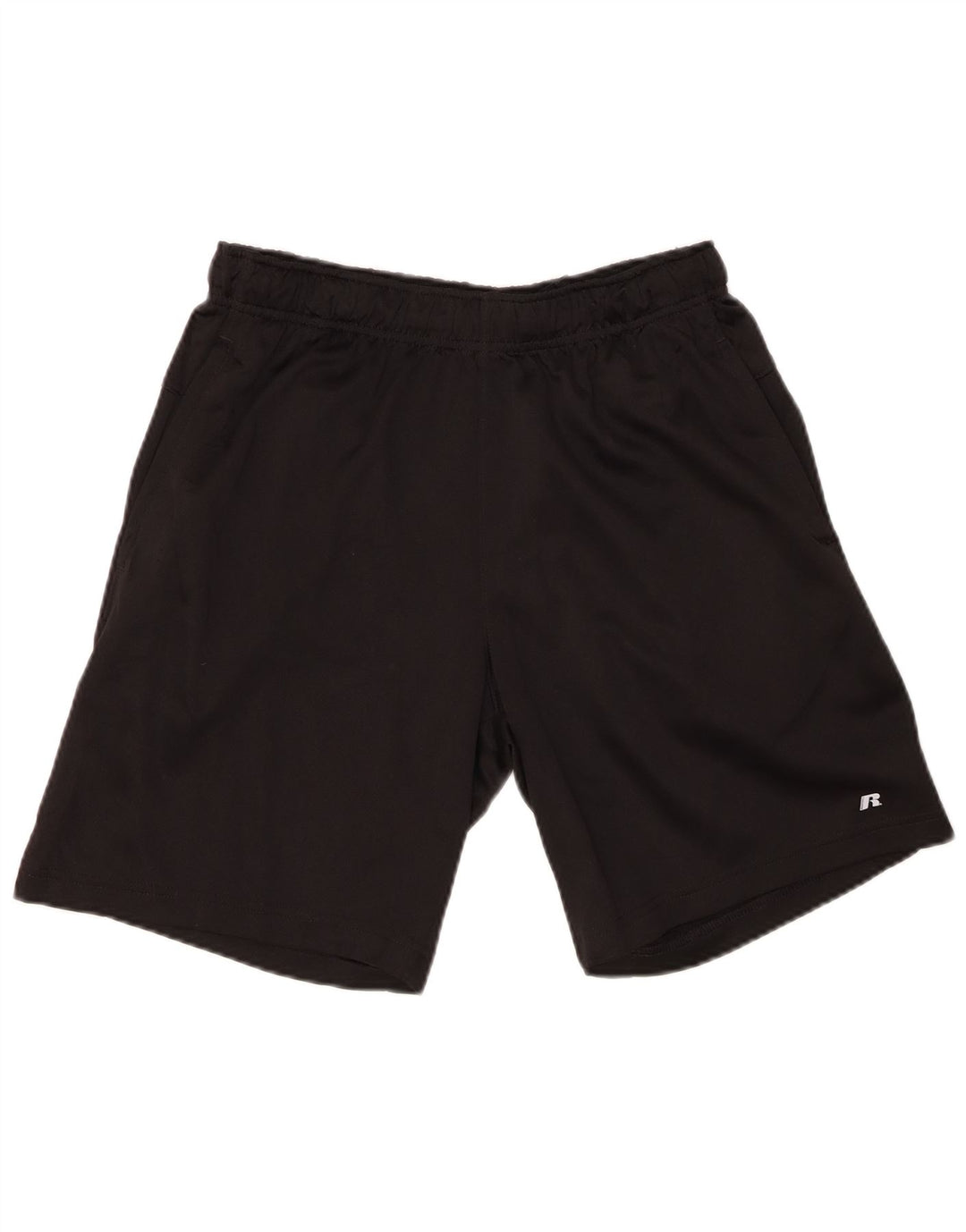 RUSSELL ATHLETIC Pantalones cortos deportivos Dri-Power para hombre Poliéster negro mediano