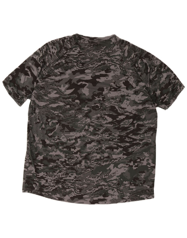 Under Armour Camiseta para hombre Top 2XL Gris Camuflaje Poliéster