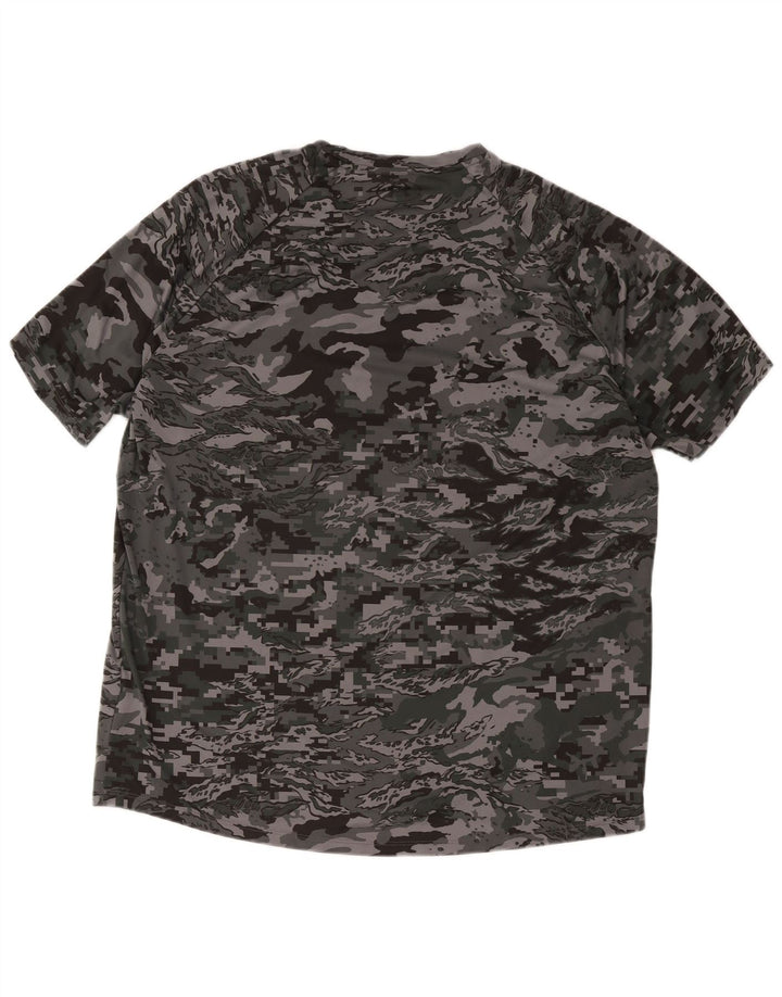 Under Armour Camiseta para hombre Top 2XL Gris Camuflaje Poliéster