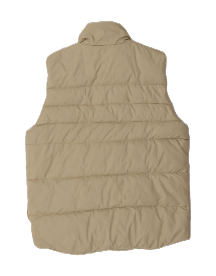 ICEPEAK Womens Padded Gilet IT 50 XL Beige Polyester Vintage Icepeak and Second-Hand Icepeak from Messina Hembry 