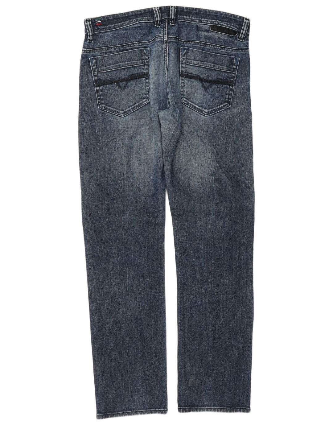 Diesel Vaqueros Rectos Para Hombre W34 L33 Algodón Azul