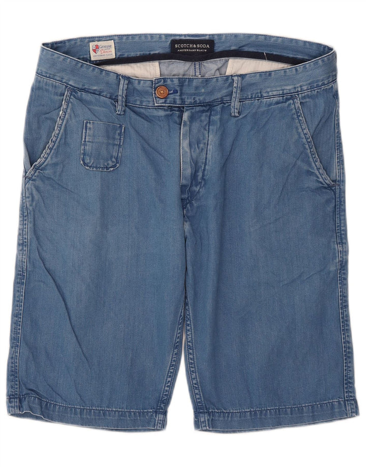 Shorts Vaqueros Hombre Scotch & Soda W32 Algodón Azul Medio