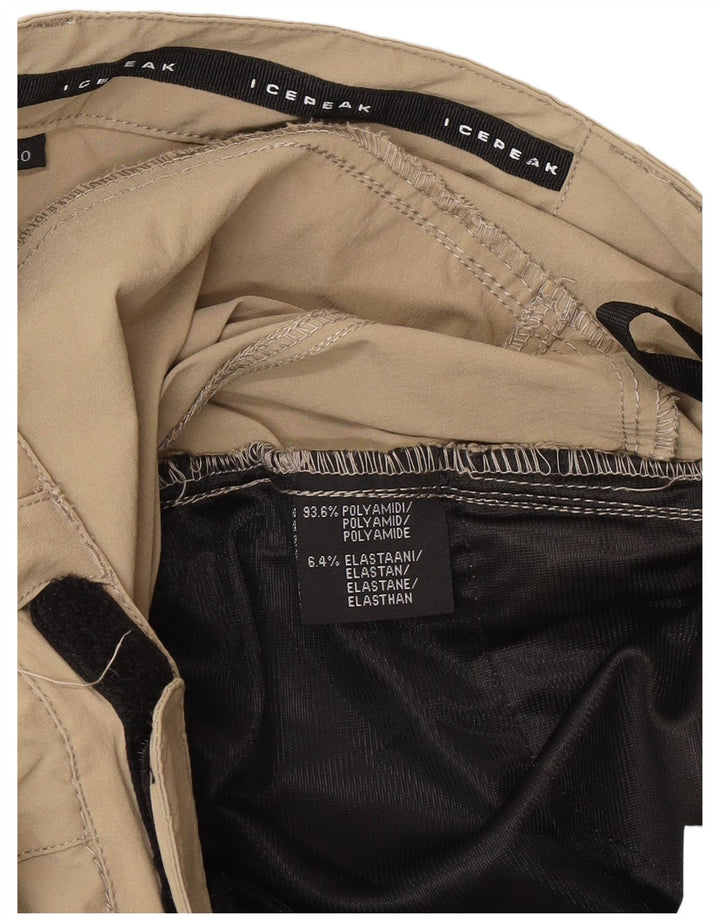 Icepeak Pantalones cargo de senderismo para mujer EU 40 Medium W30 L32 Caqui Poliéster