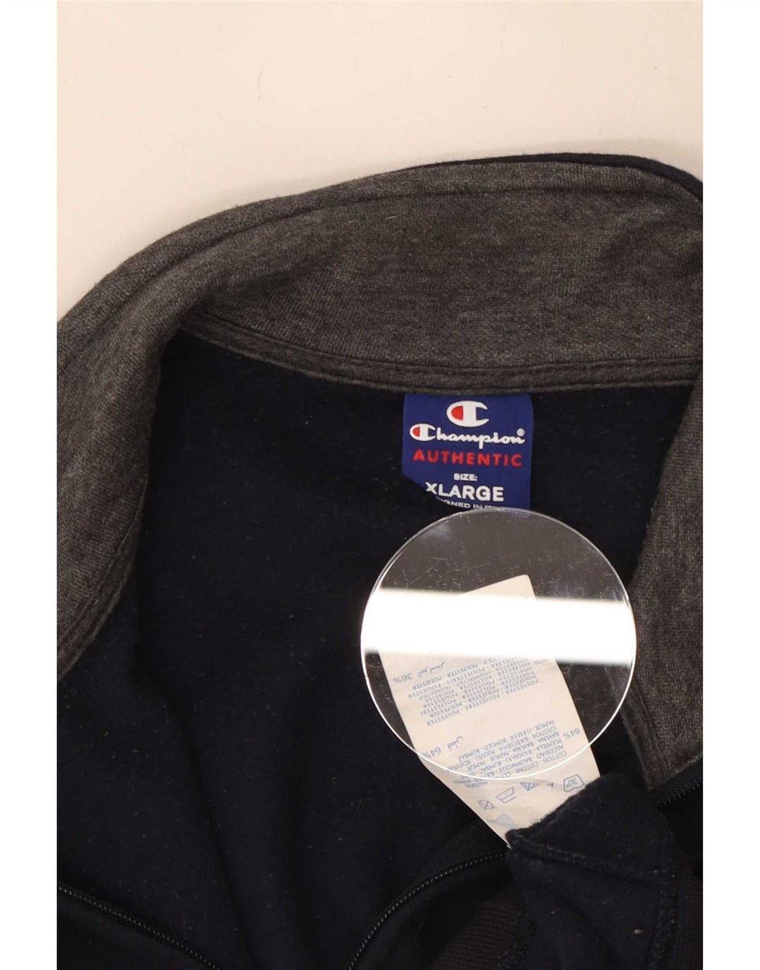 Champion Chaqueta De Chándal Para Hombre XL Algodón Azul Marino