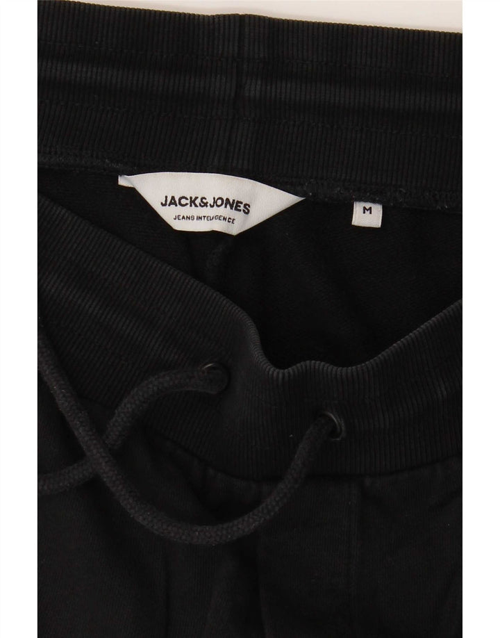 Jack & Jones Hombre Pantalones Cortos Deportivos Algodón Negro Mediano