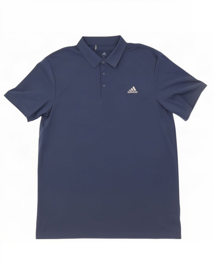 Polo Adidas Hombre XL Azul Marino Poliéster