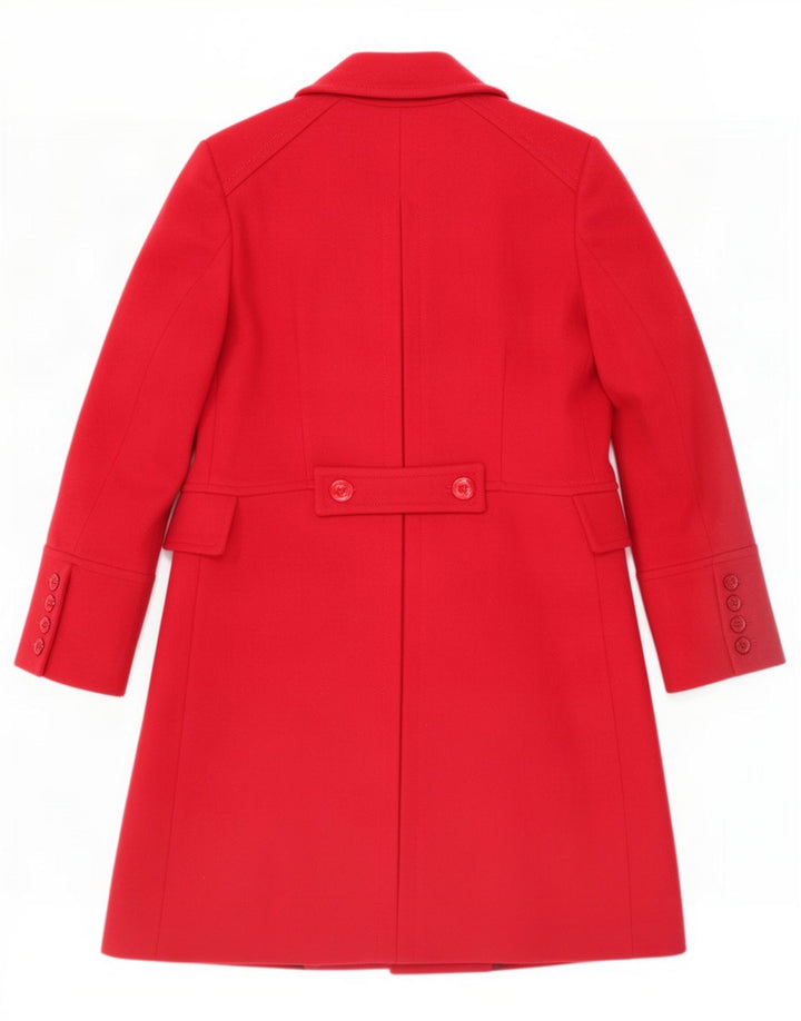 Abrigo Sisley Mujer IT 44 Lana Roja Mediana