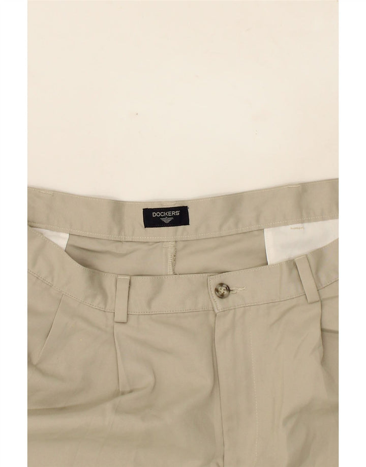 DOCKERS Mens Chino Shorts W40 XL Grey Vintage Dockers and Second-Hand Dockers from Messina Hembry 