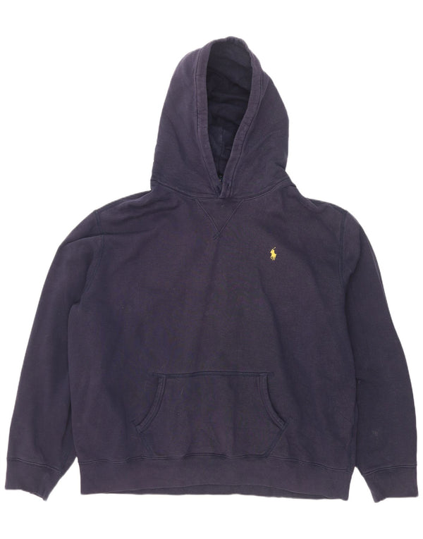 Polo Ralph Lauren - Sudadera con capucha para hombre, talla 2XL, algodón azul marino
