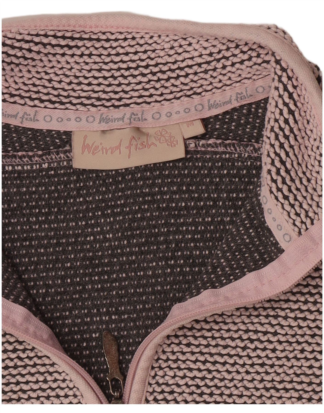 Weird Fish - Sudadera con cuello y cremallera para mujer, talla 40, color rosa mediano