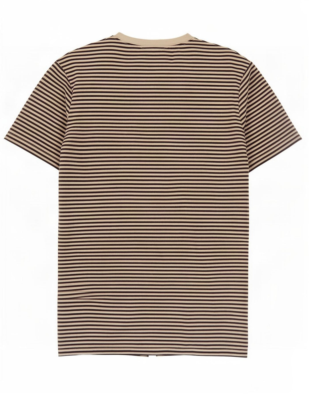 Fred Perry - Camiseta para hombre, talla pequeña, algodón a rayas blancas