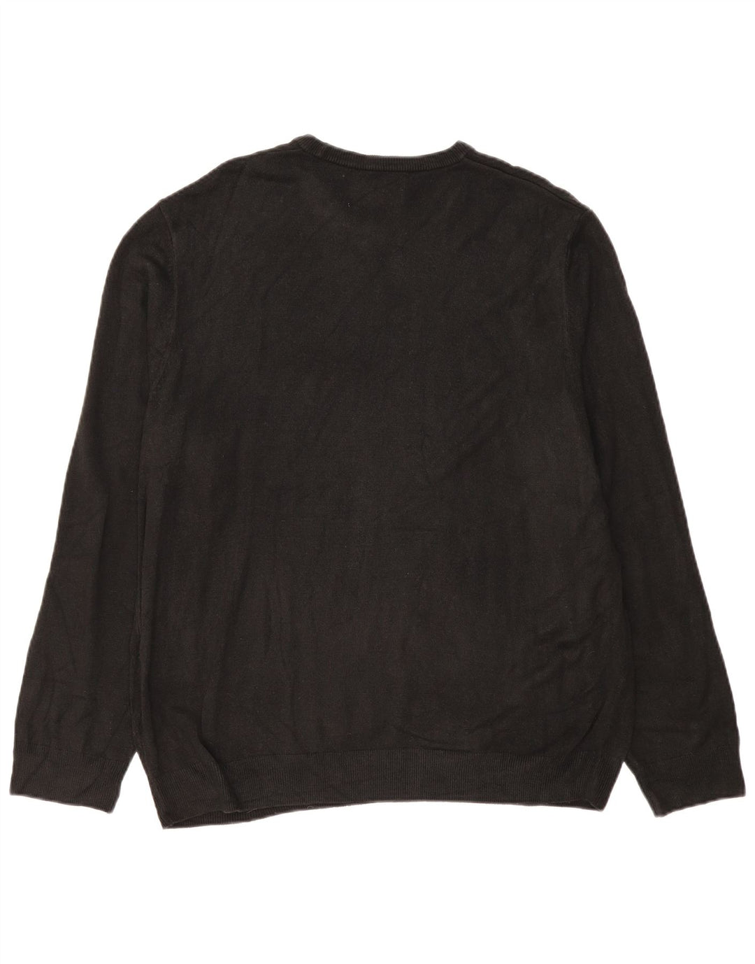 Marks & Spencer - Jersey de cuello redondo para hombre, talla 2XL, acrílico negro