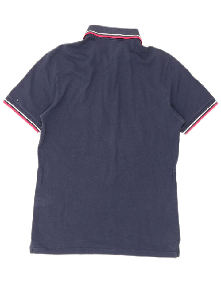 FRED PERRY Polo para hombre pequeño azul marino