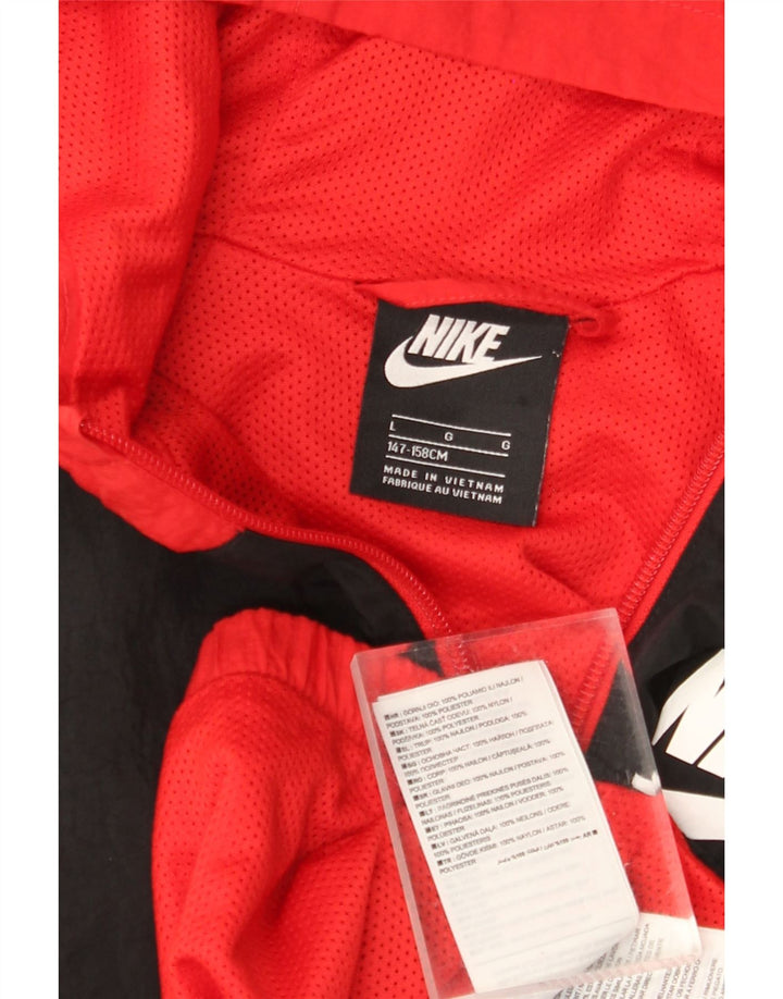 NIKE Chaqueta de chándal con gráfico para niños, 12-13 años, Grande, Color Rojo