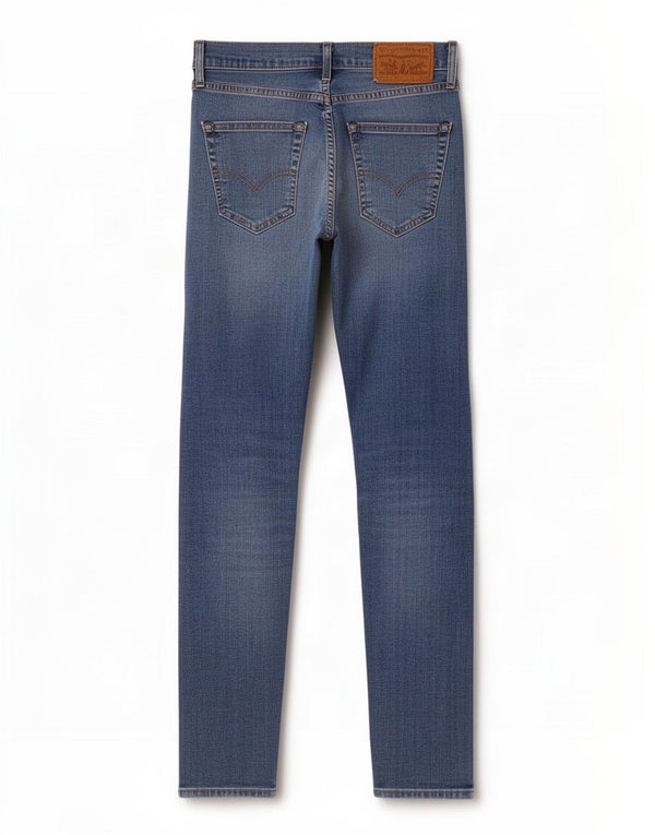 Levi's Vaqueros cónicos ajustados 512 para hombre W28 L32 Algodón azul