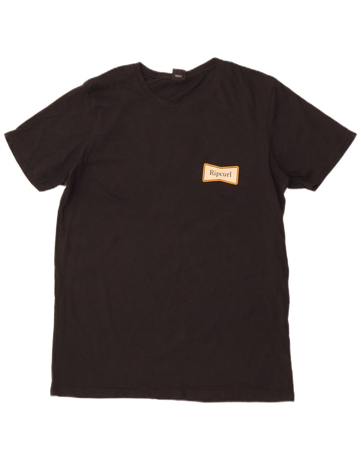 Rip Curl - Camiseta gráfica para hombre, talla grande, color negro