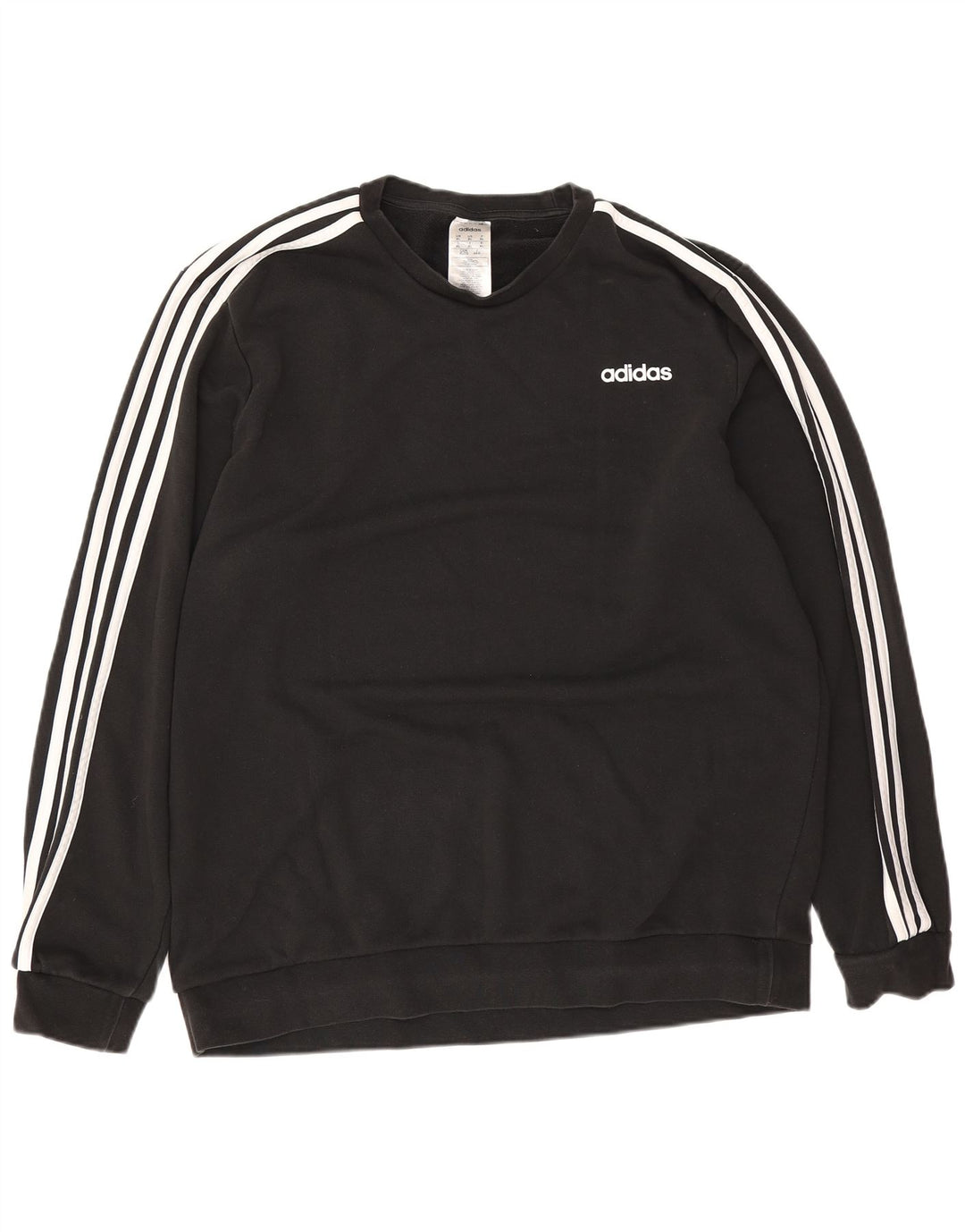 Adidas Hombre Sudadera Jumper XL Negro Algodón