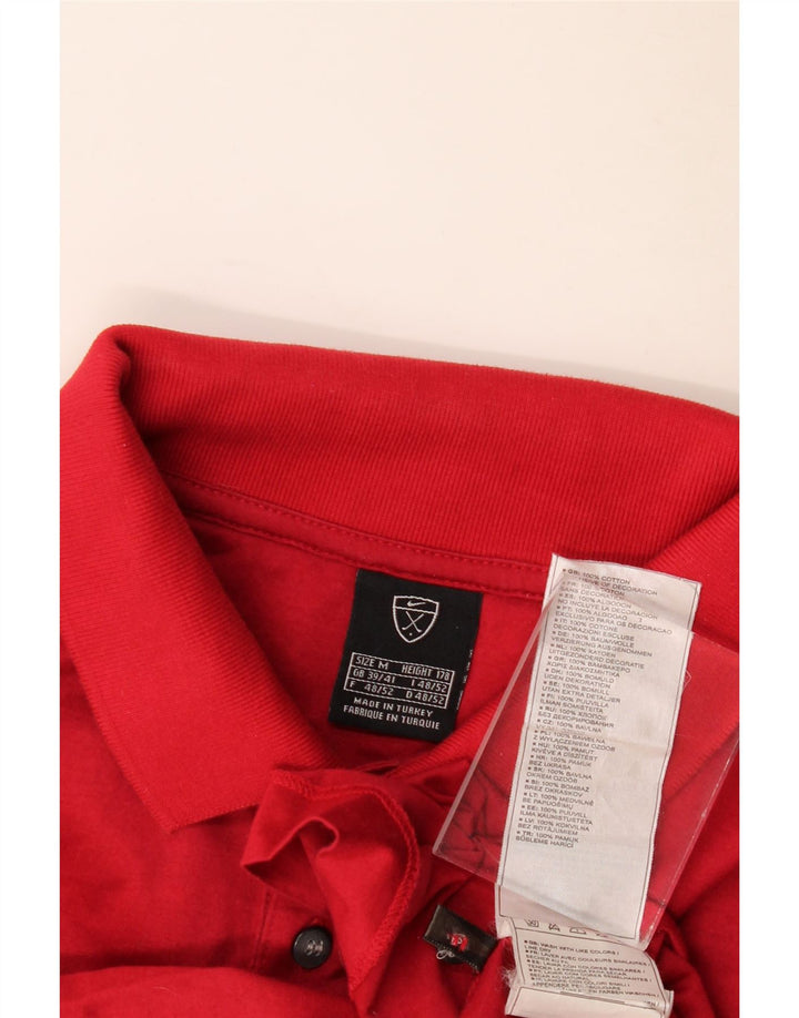 Polo Nike para hombre UK 39/41 Algodón rojo mediano